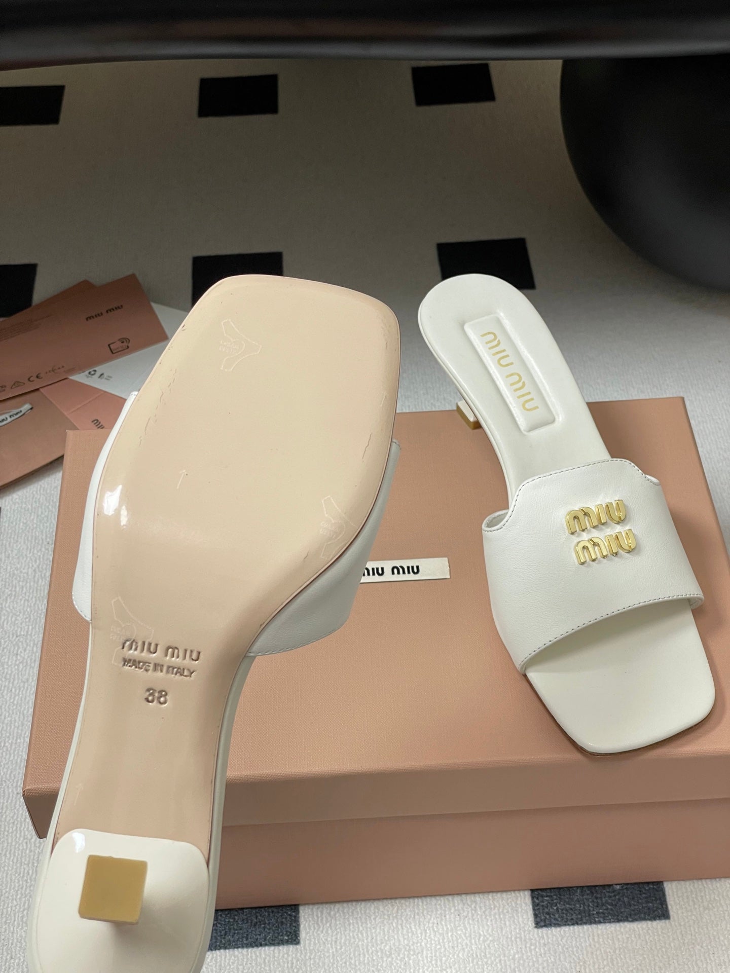 MI* 25SS high heel slippers  VIP