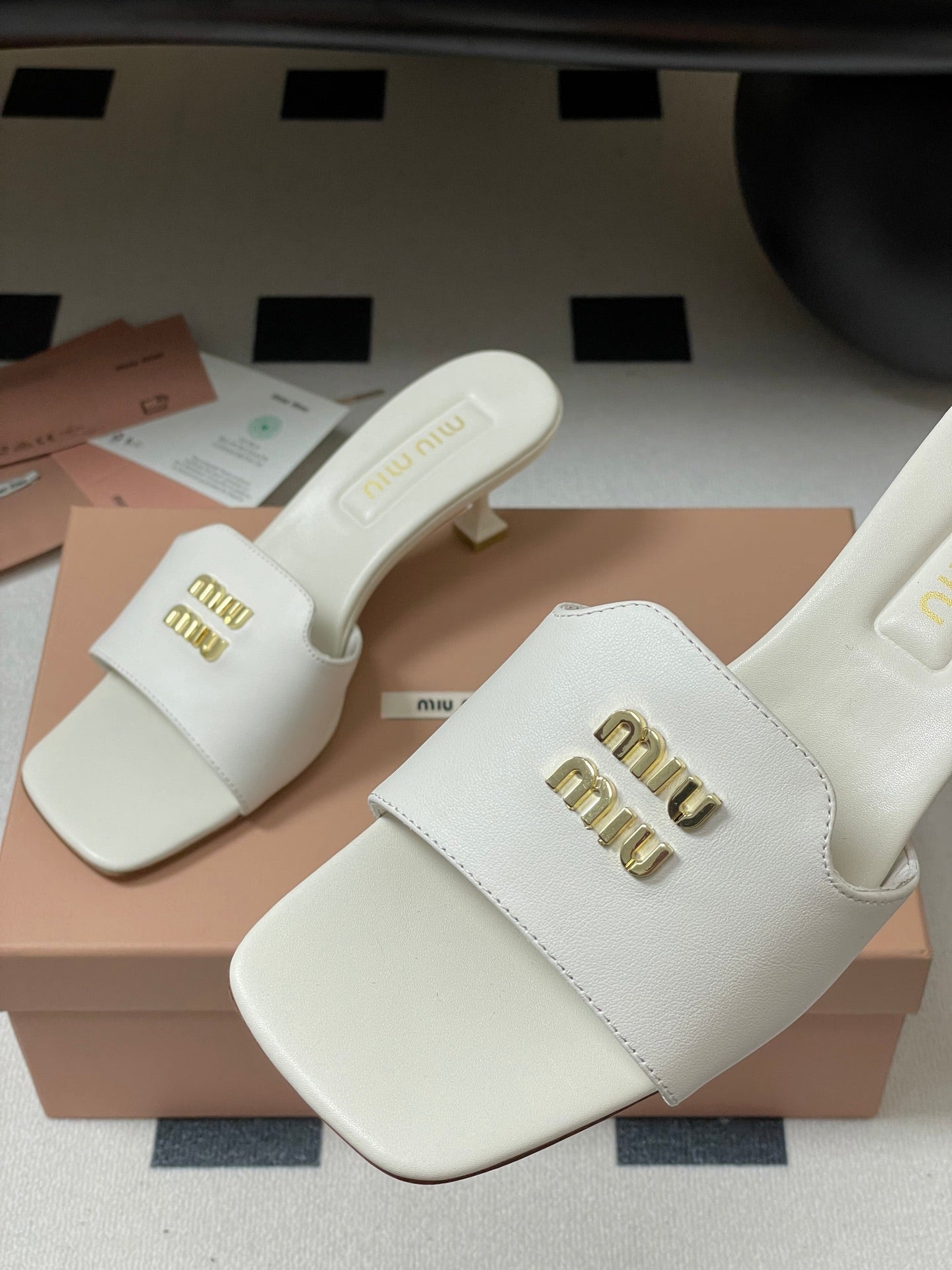 MI* 25SS high heel slippers  VIP