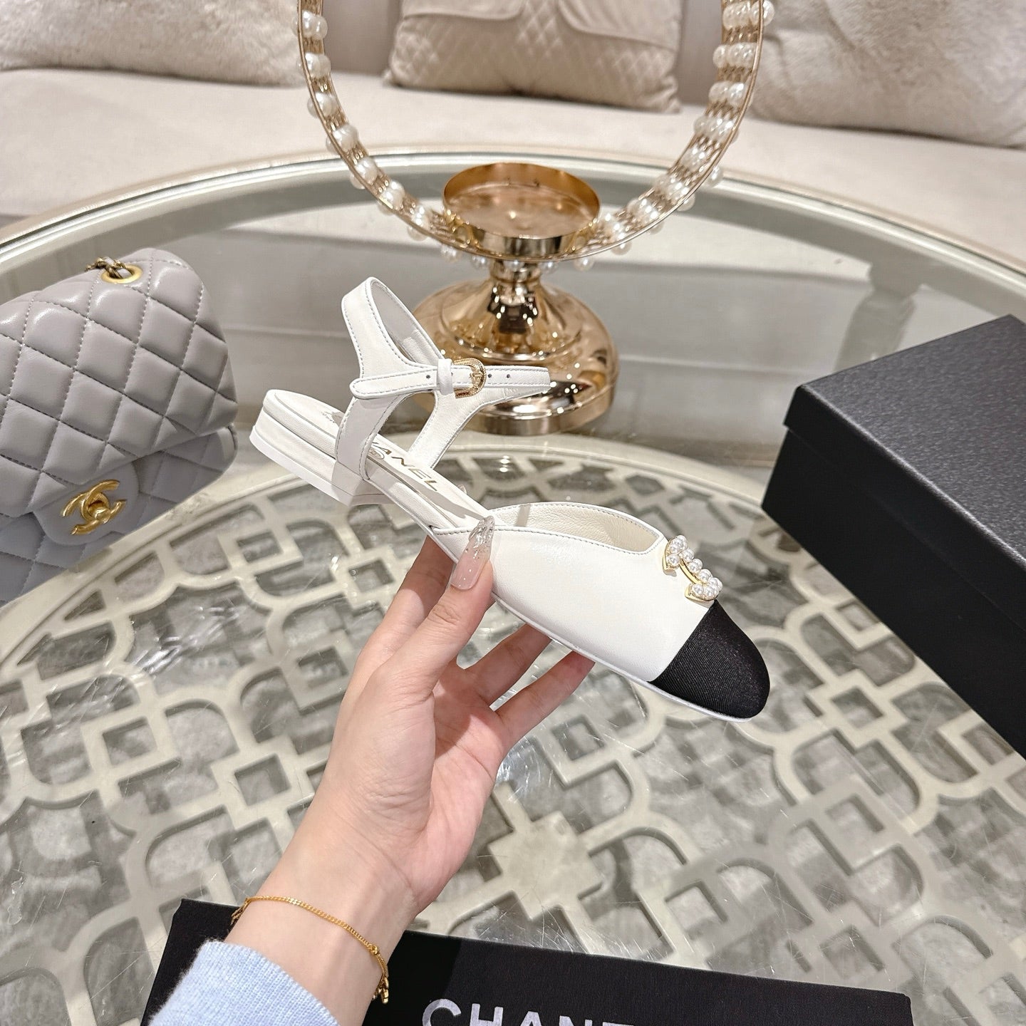 CHAN* 25SS Mary Jane Sandals