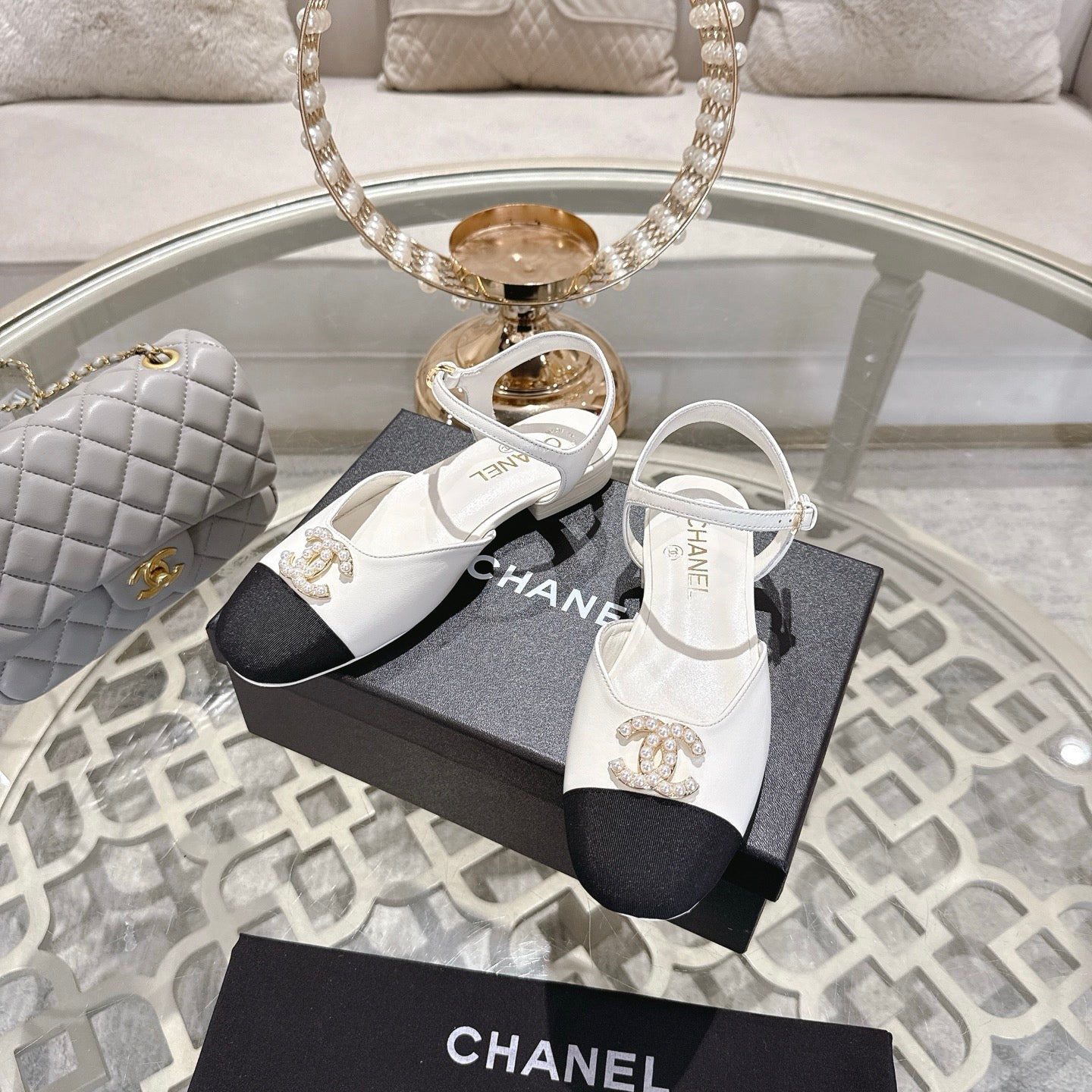 CHAN* 25SS Mary Jane Sandals