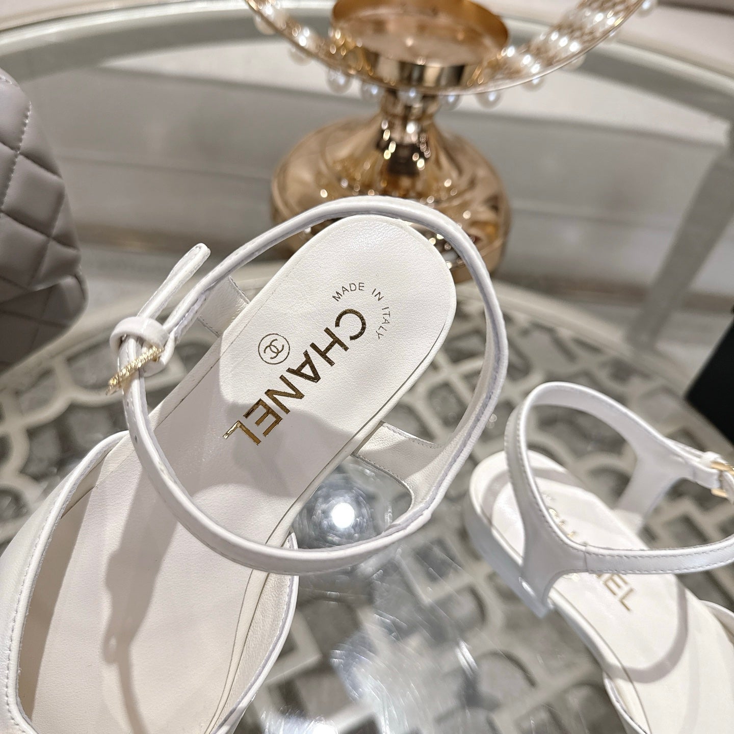 CHAN* 25SS Mary Jane Sandals