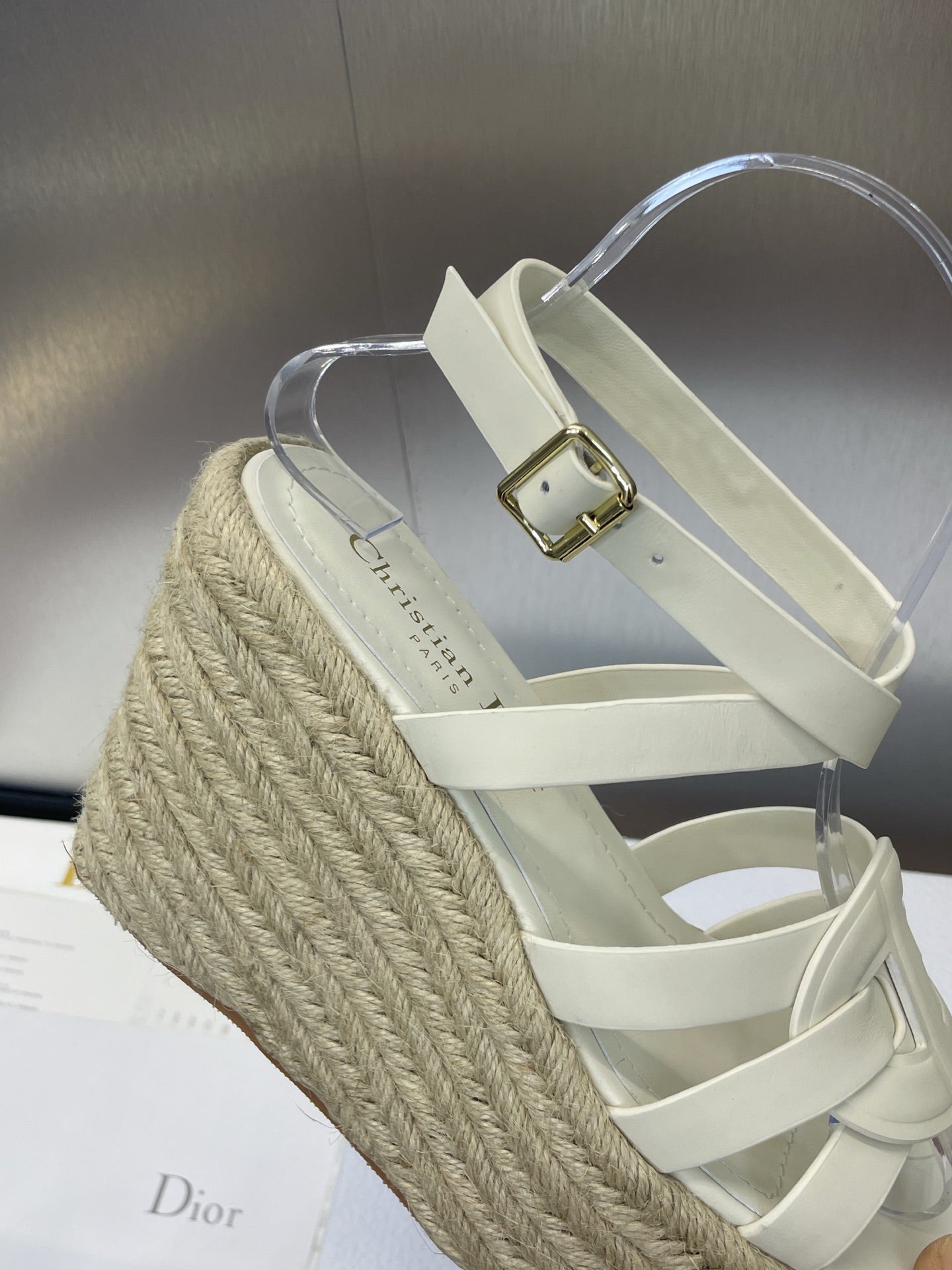 DIO* 25SSCD letter wedge sandals VIP