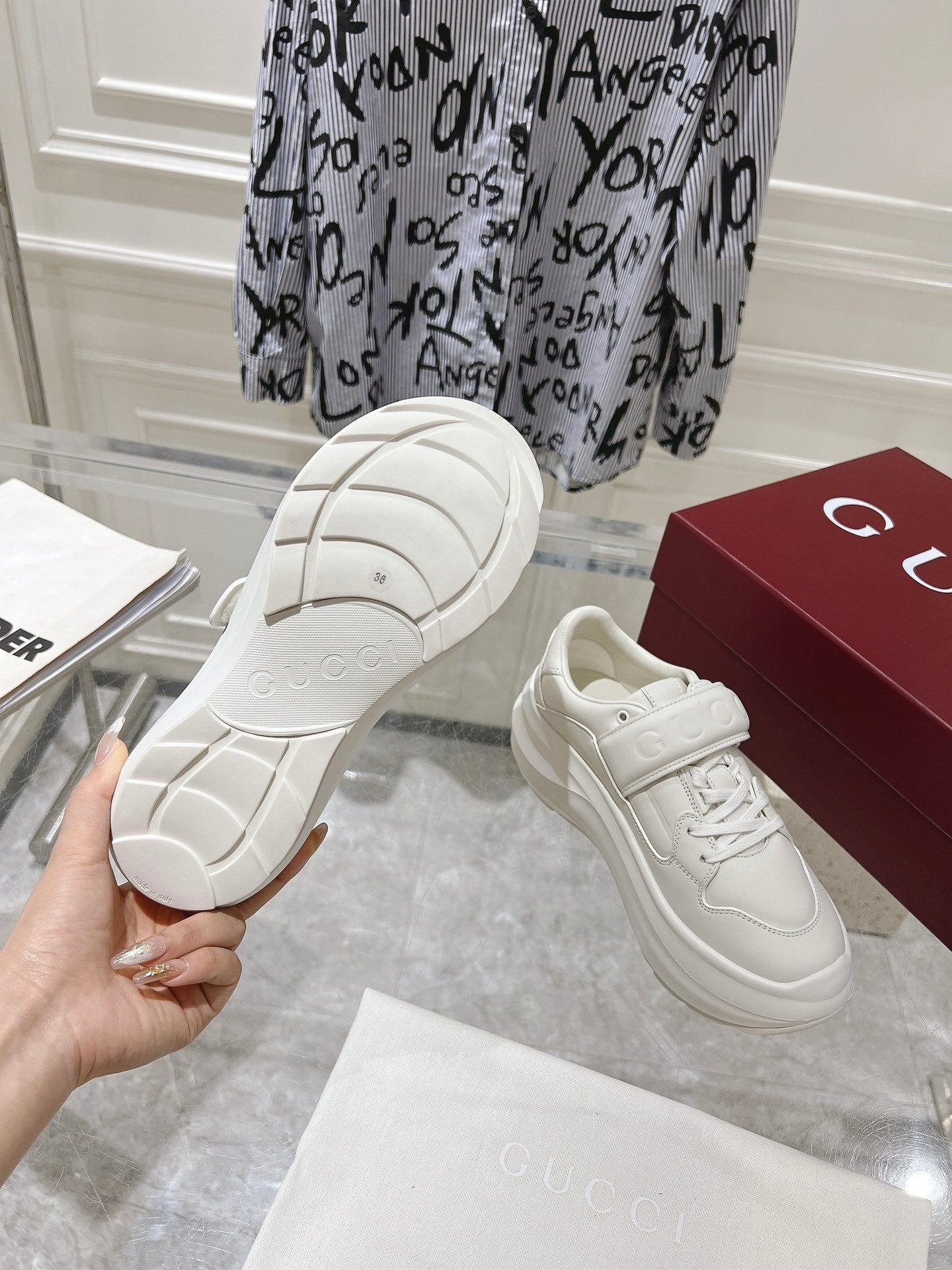 GU* 25SS thick-soled dad shoes VIP