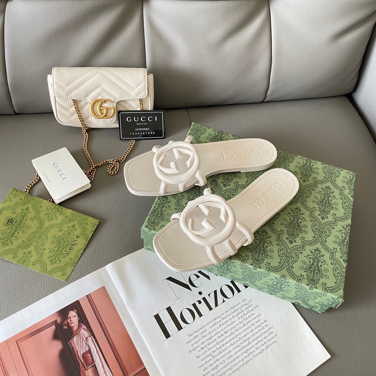 Carved beach slippers