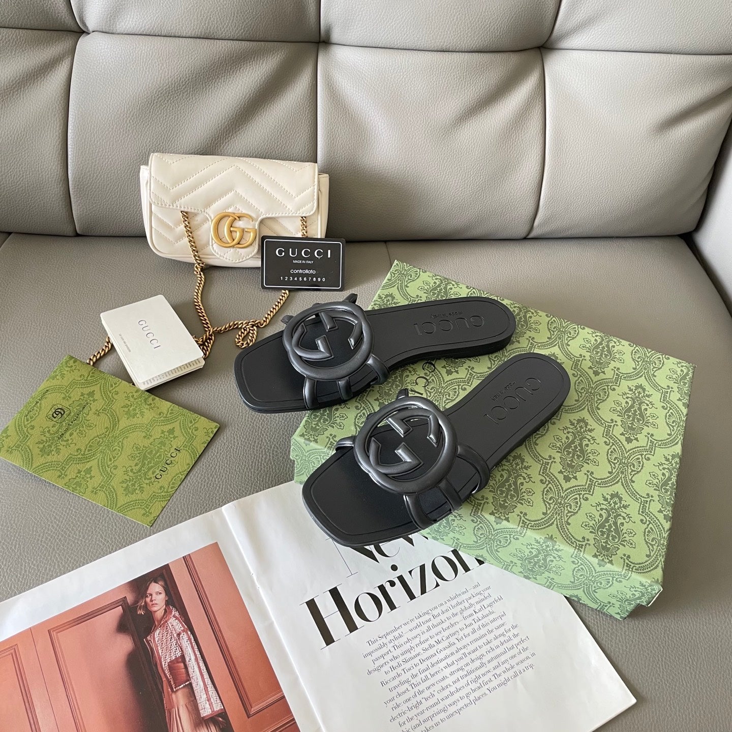 Carved beach slippers