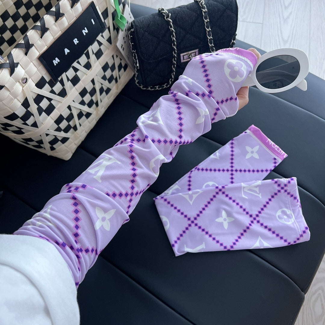 LOU* 25SS high elastic ice silk sleeves