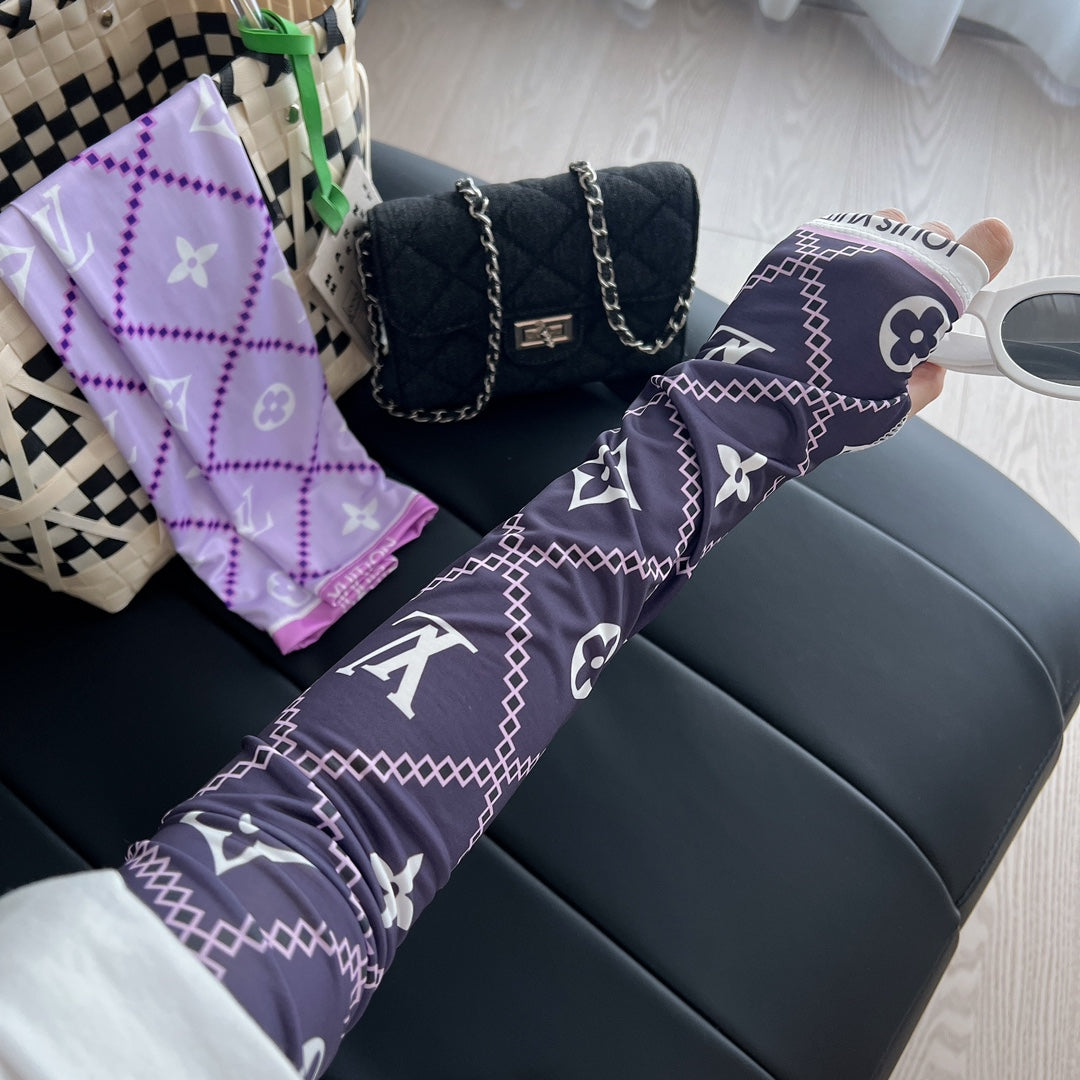 LOU* 25SS high elastic ice silk sleeves