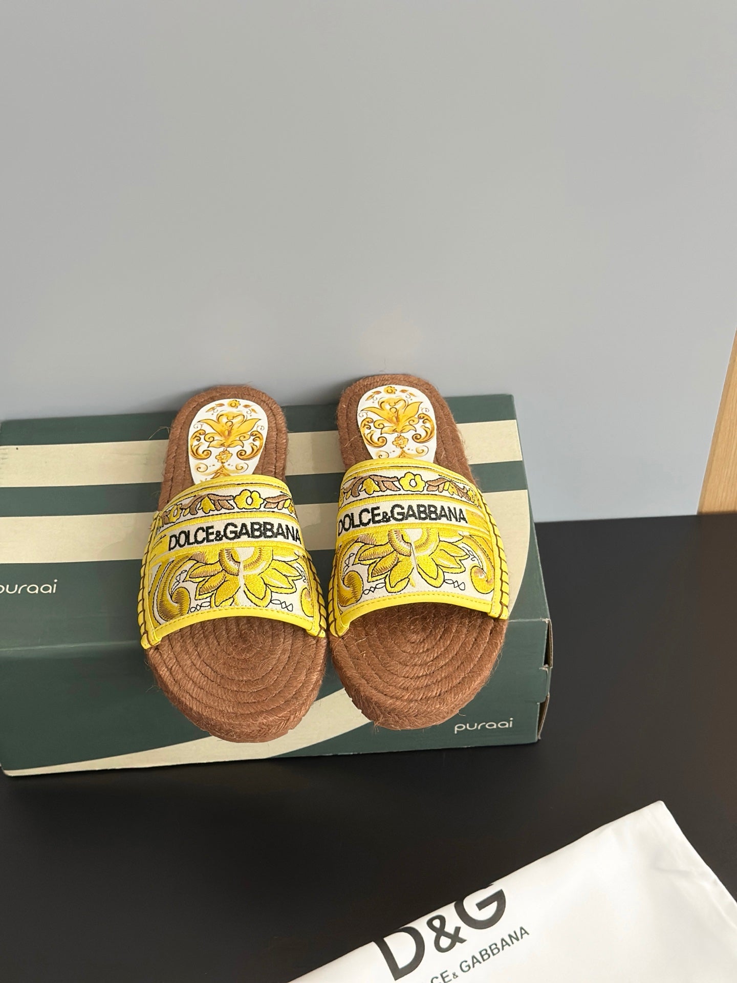 DG* 25SS woven slippers vip