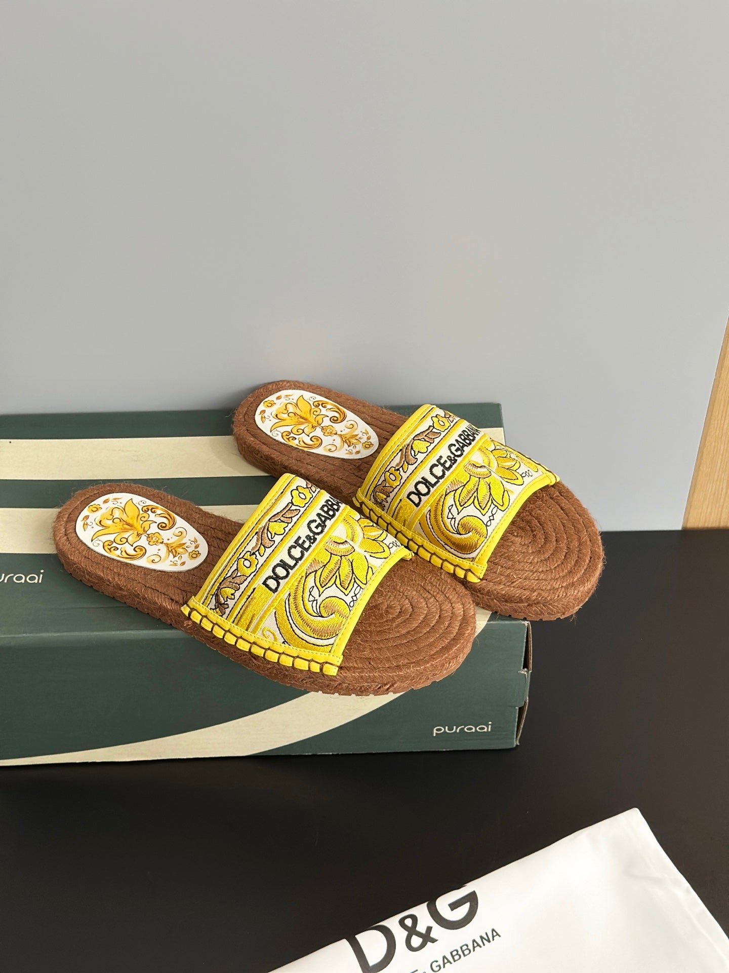 DG* 25SS woven slippers vip