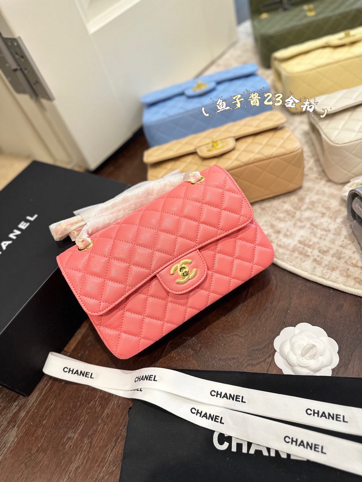 CHAN* 25SS Caviar Bag (9Colors) gold buckle