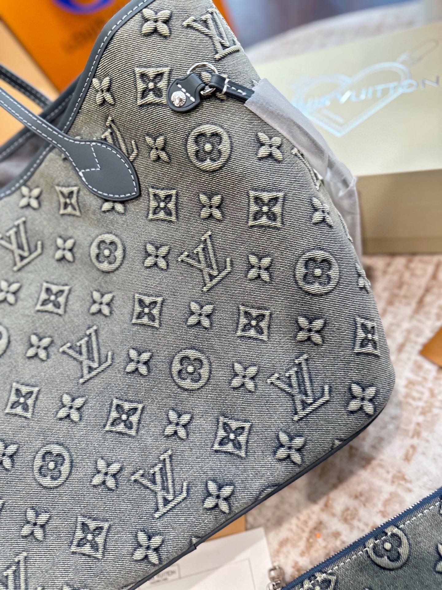 LOU* 25SS denim shopping bag