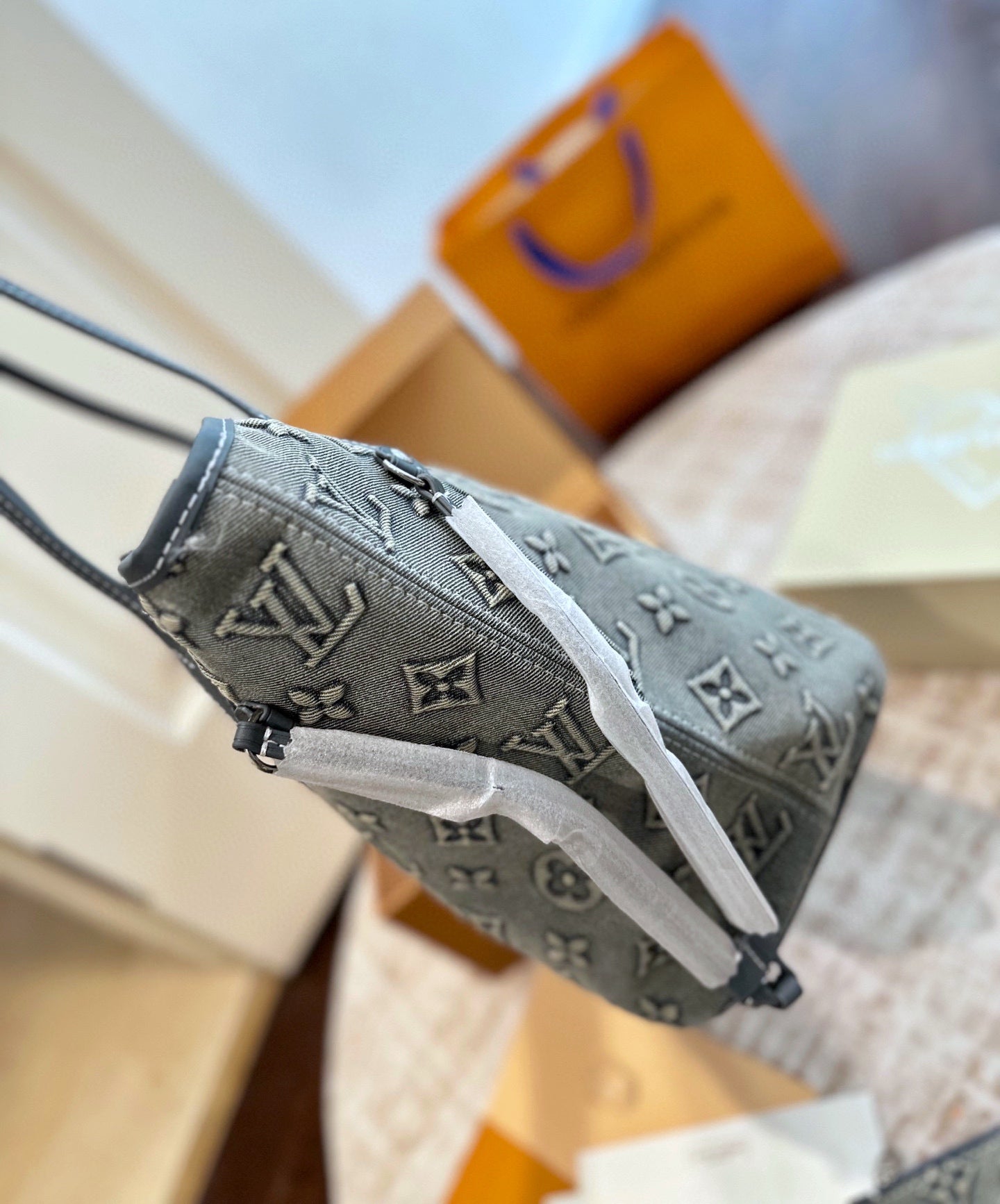 LOU* 25SS denim shopping bag