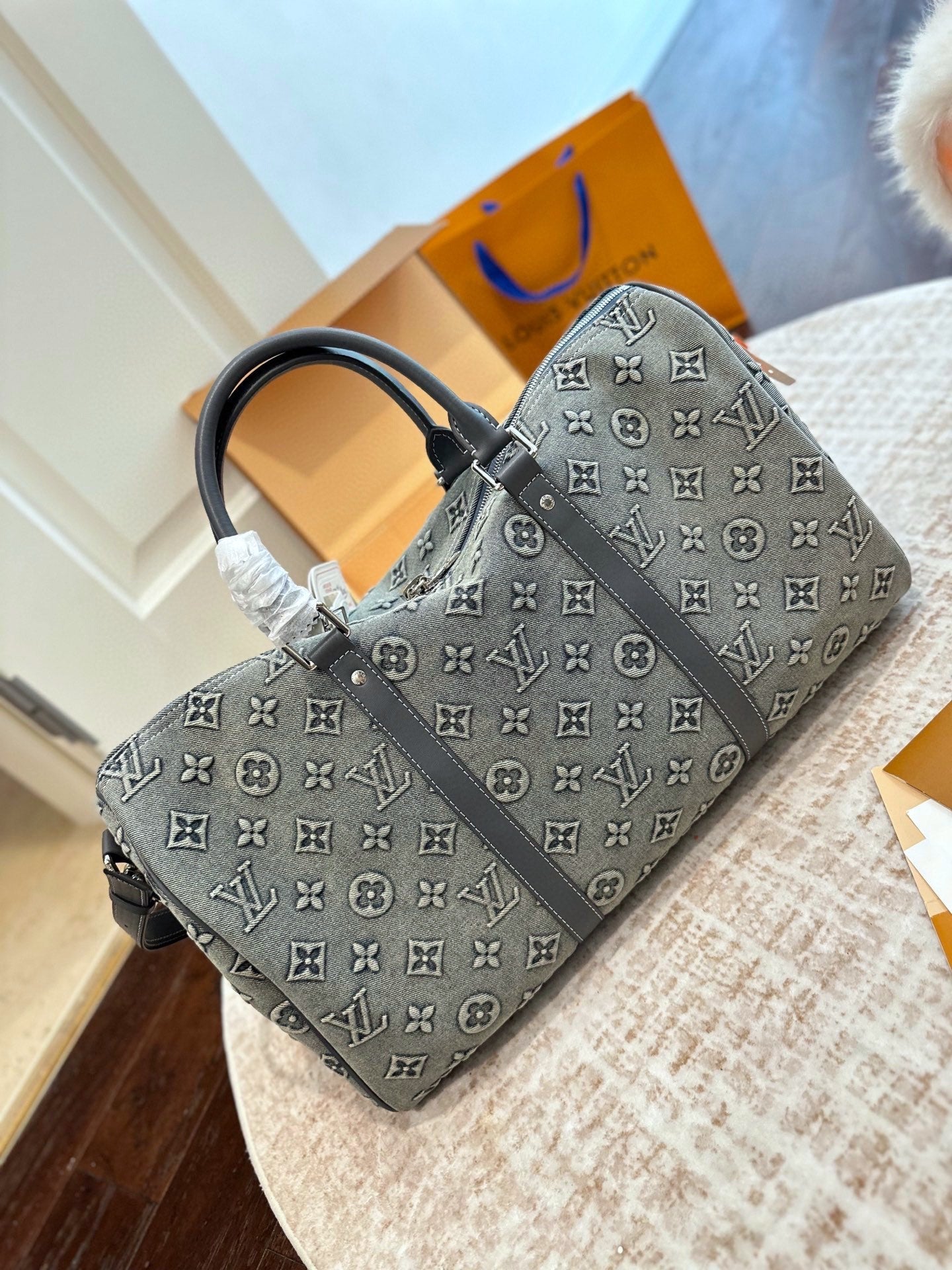 LOU* 25SS denim travel bag