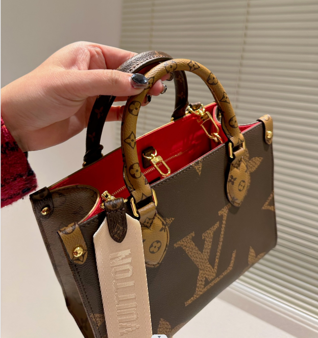 Double-sided old flower bag