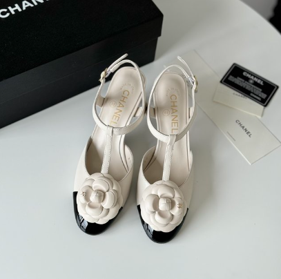 CHANE* 24 new camellia high heels 1:1 VIP