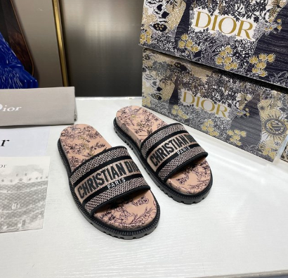 DIO* 24 new color thick-soled embroidered slippers