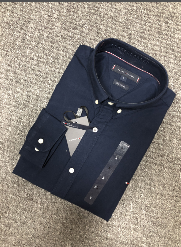 Tommy Hilfige* Double-stranded Oxford cotton long-sleeved shirt