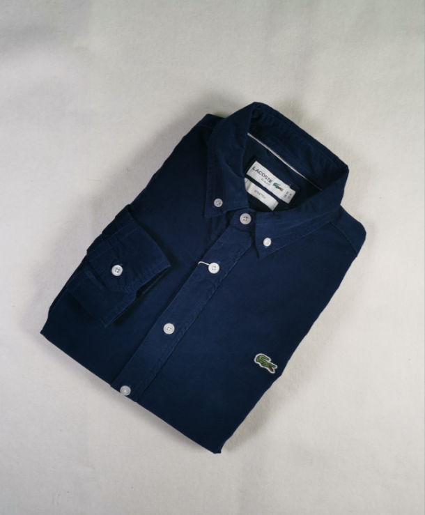 Lacost* Corduroy Long Sleeve Shirt
