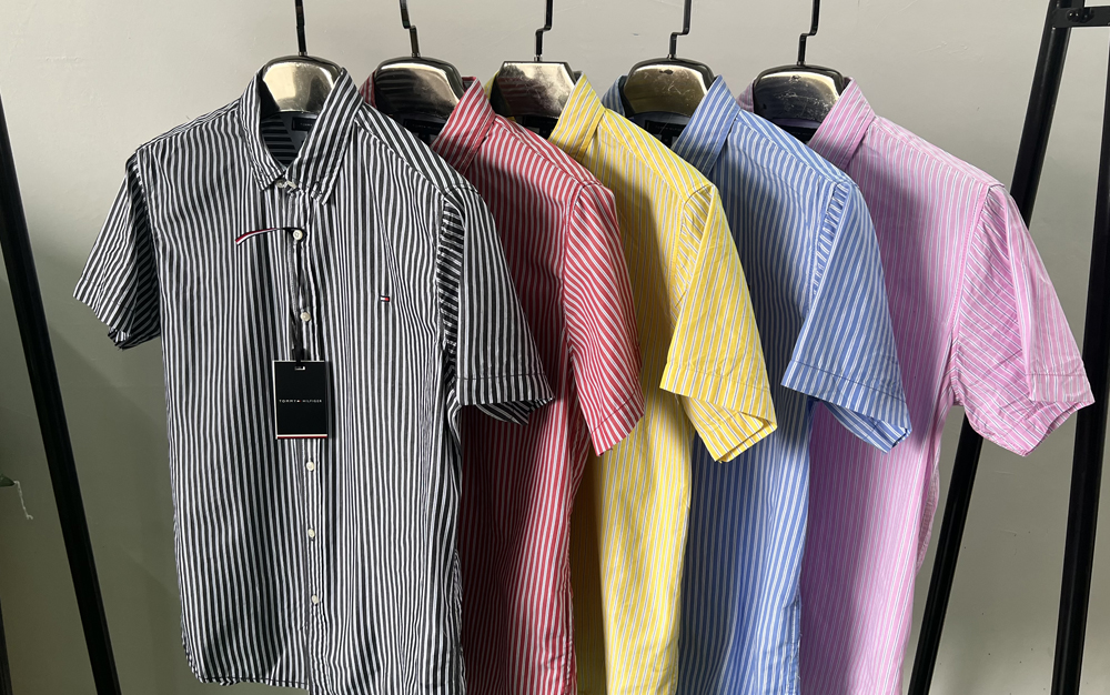 Tommy Hilfiger* Striped Short Sleeve Shirt