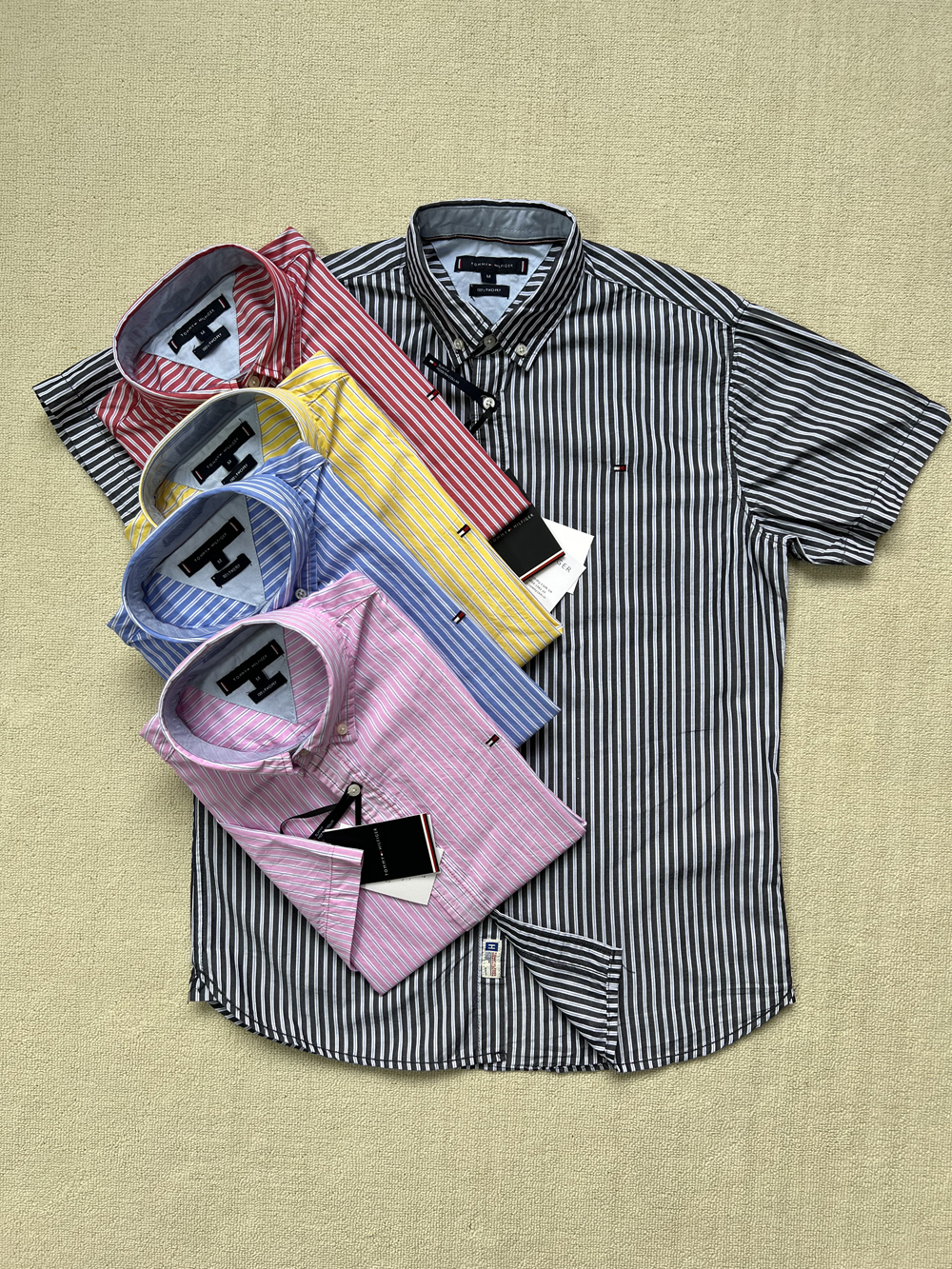 Tommy Hilfiger* Striped Short Sleeve Shirt