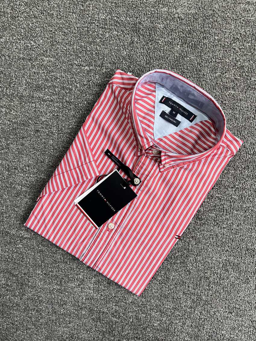 Tommy Hilfiger* Striped Short Sleeve Shirt