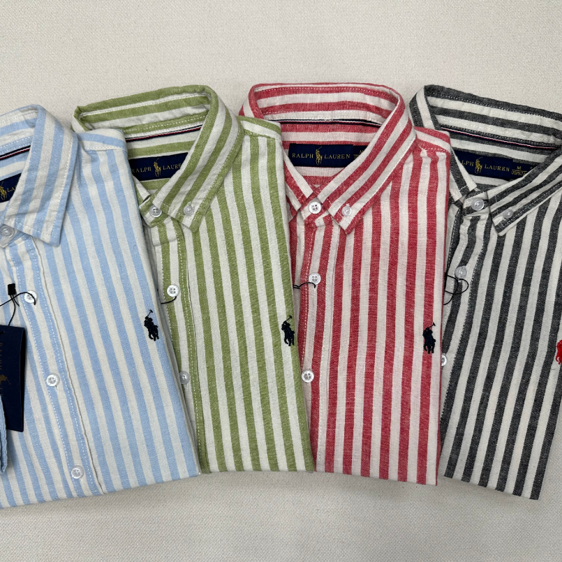 Ralph Laur* (Linen) Striped Long Sleeve Shirt