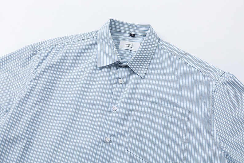 AM* Striped Short Sleeve Shirt