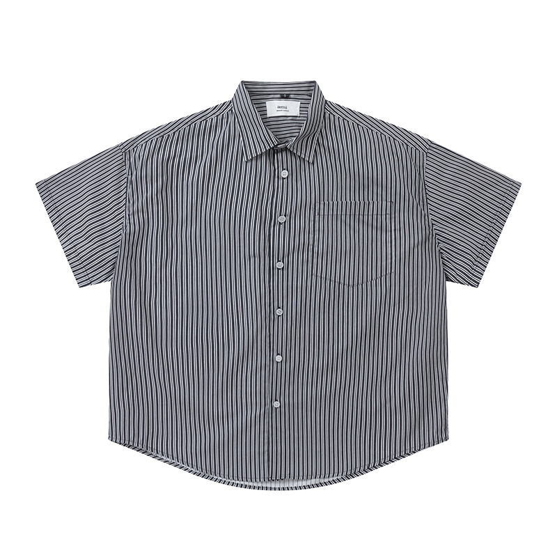 AM* Striped Short Sleeve Shirt