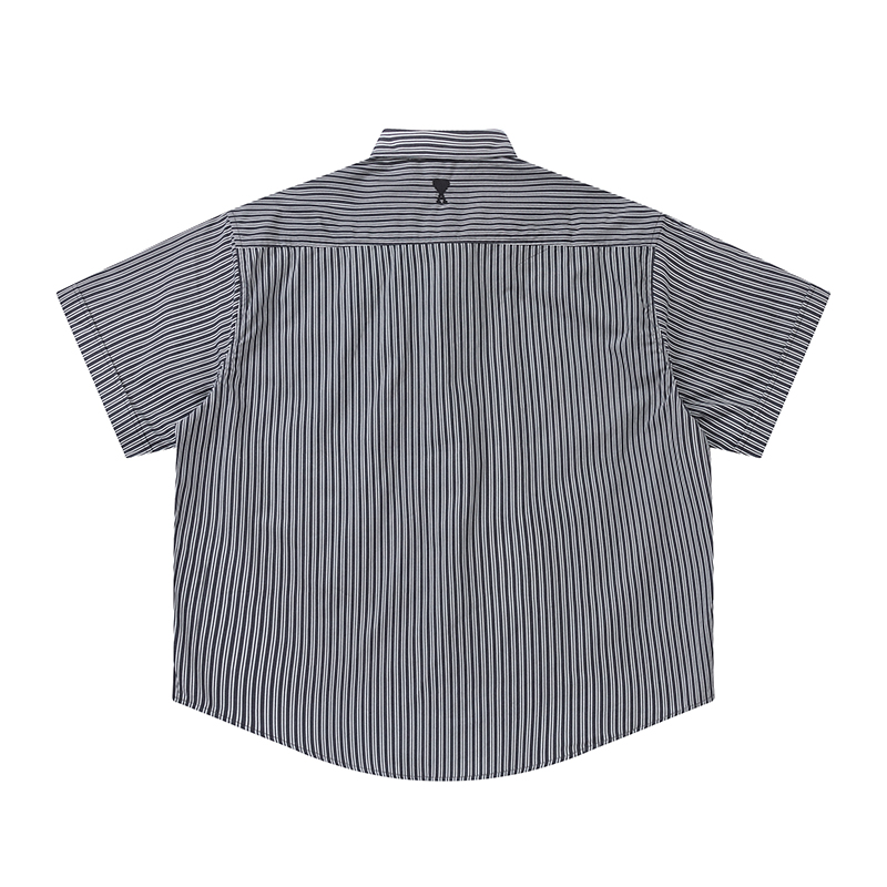 AM* Striped Short Sleeve Shirt