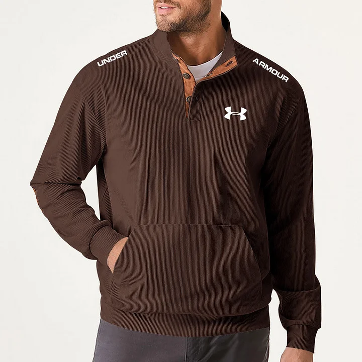 Men's Outdoor Button Pocket Sweatshirt