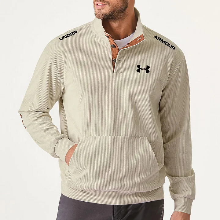 Men's Outdoor Button Pocket Sweatshirt