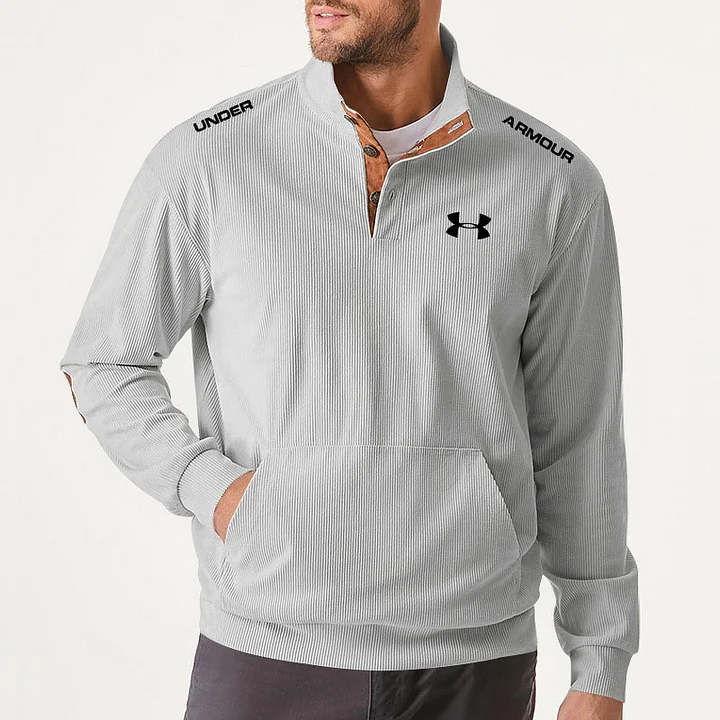 Men's Outdoor Button Pocket Sweatshirt