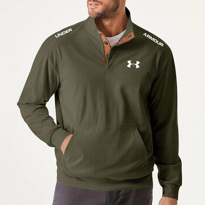 Men's Outdoor Button Pocket Sweatshirt