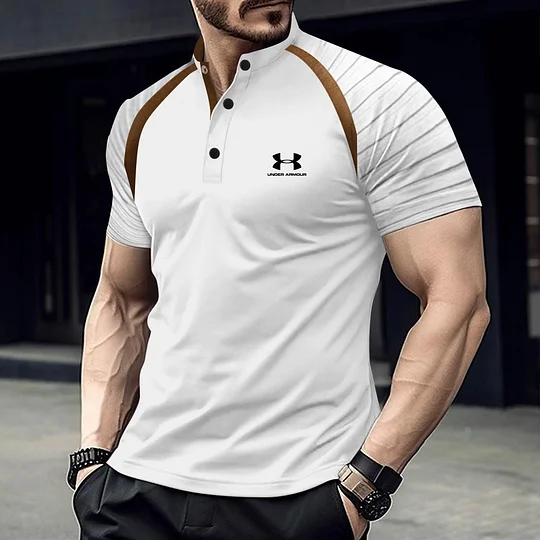 🔥2025 Men's short-sleeved sports shirt with armband