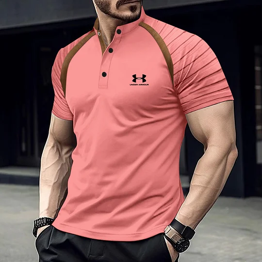 🔥2025 Men's short-sleeved sports shirt with armband