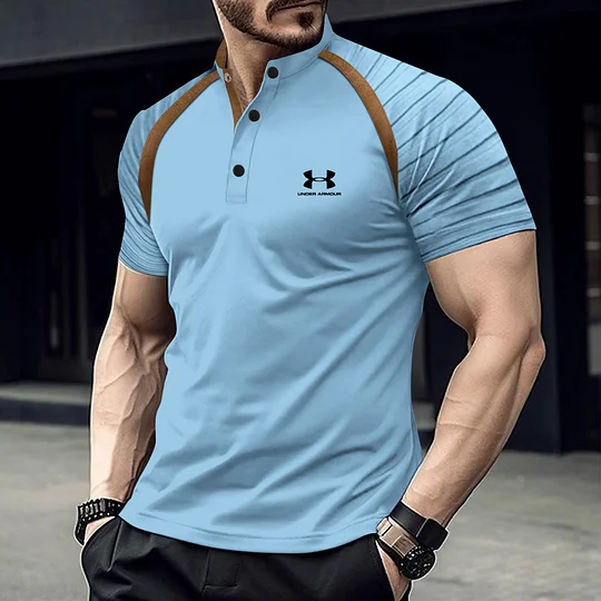 🔥2025 Men's short-sleeved sports shirt with armband