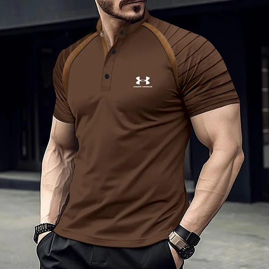 🔥2025 Men's short-sleeved sports shirt with armband
