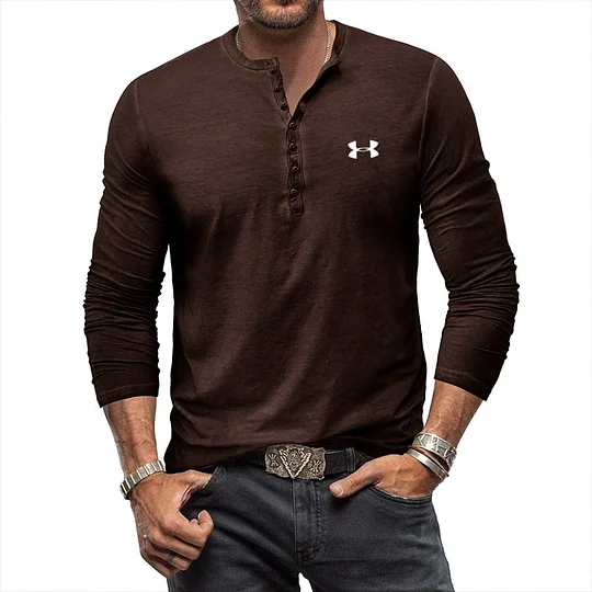 Men's Henry Vintage Long Sleeve T-Shirt