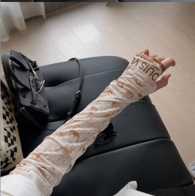 LOU* 25SS high elastic ice silk sleeves