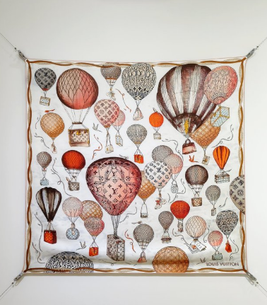 LV* 25SS 100% silk square scarf