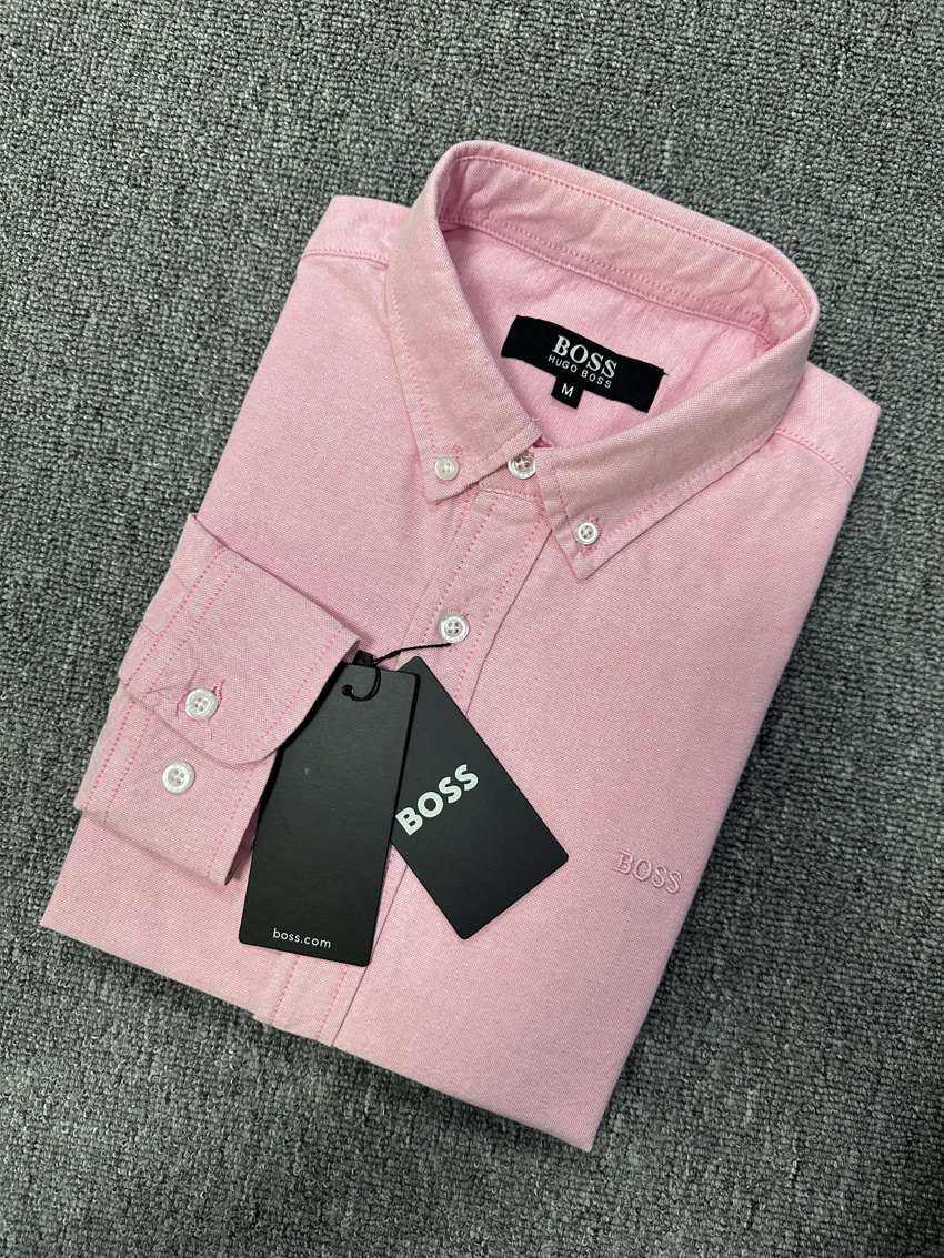 BOSS Oxford long-sleeved shirt