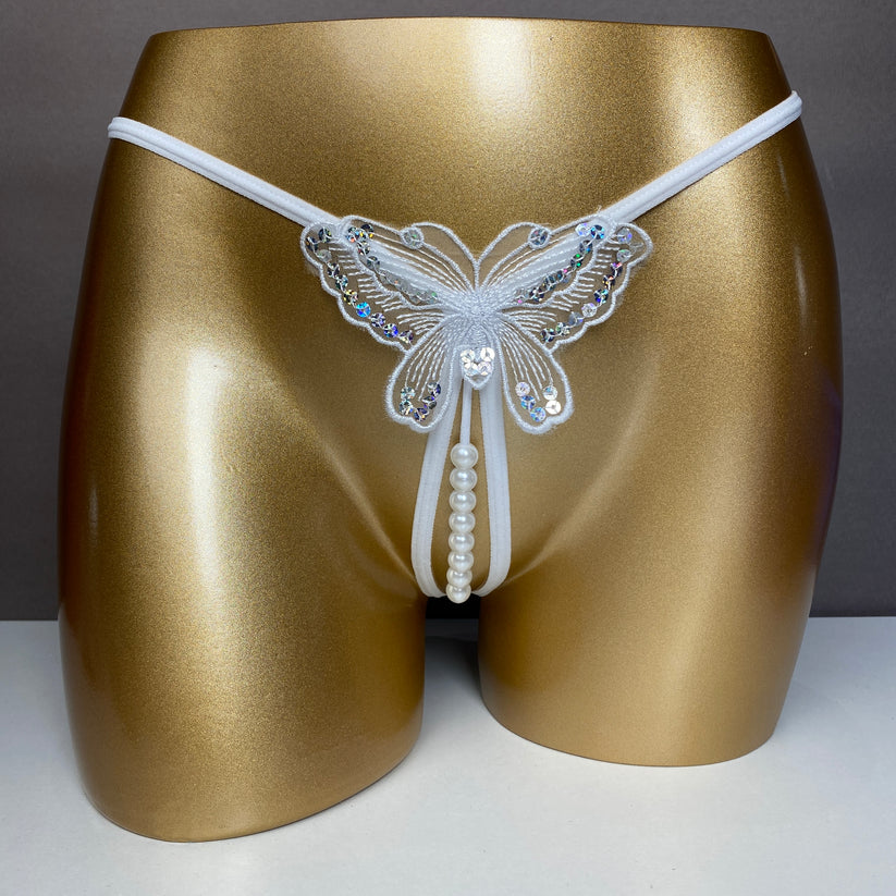 Women's Butterfly Sequin Panty