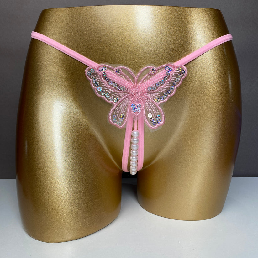 Women's Butterfly Sequin Panty
