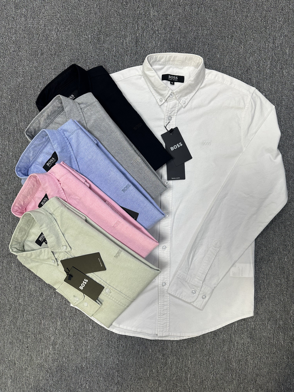 BOSS Oxford long-sleeved shirt