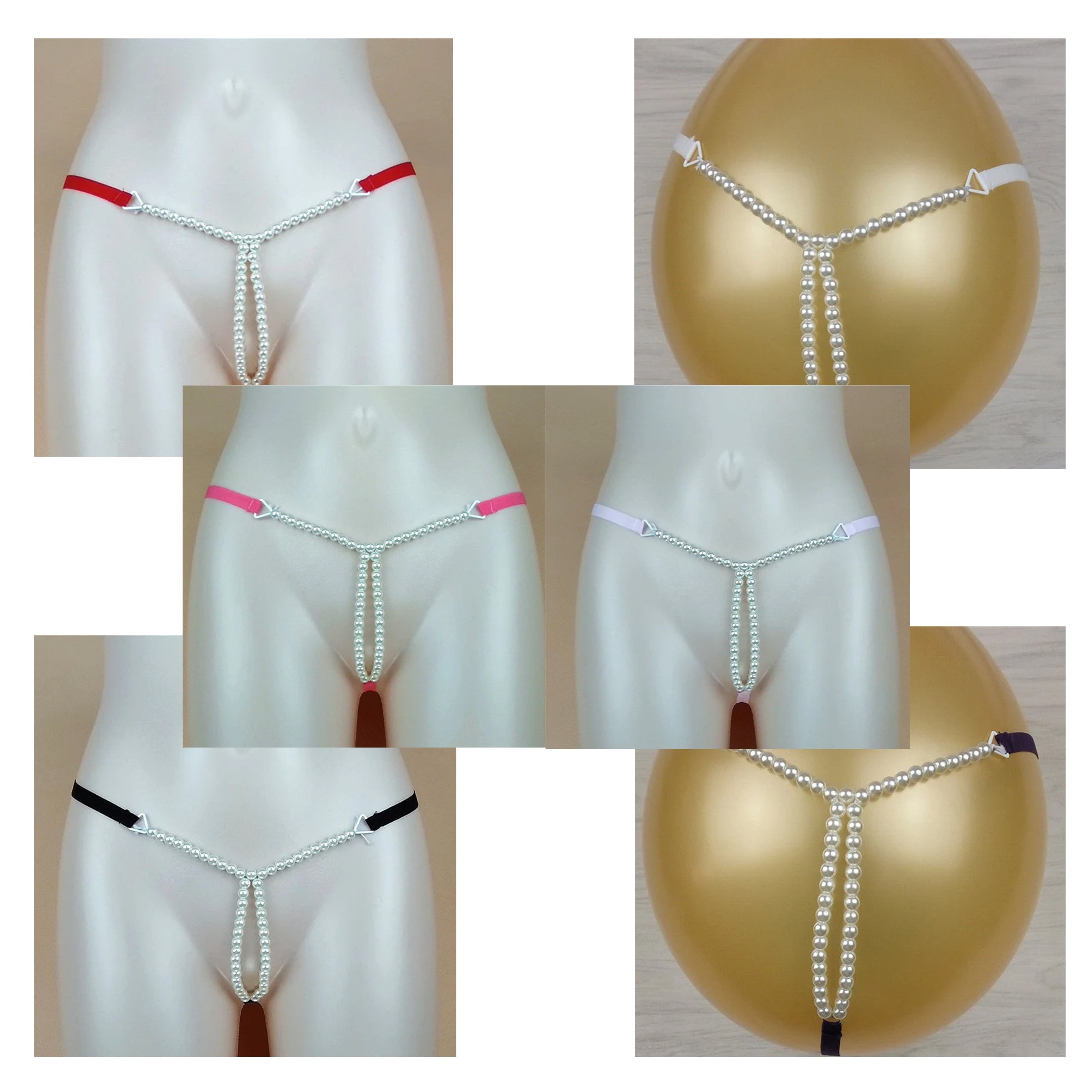 Spaghetti strap thong