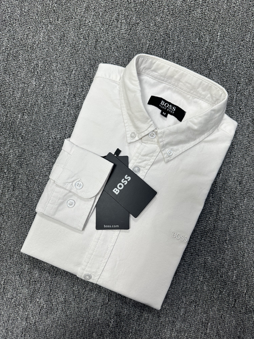 BOSS Oxford long-sleeved shirt