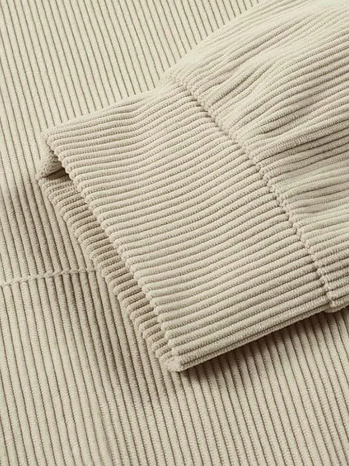 Men's casual corduroy comfortable sweatshirt