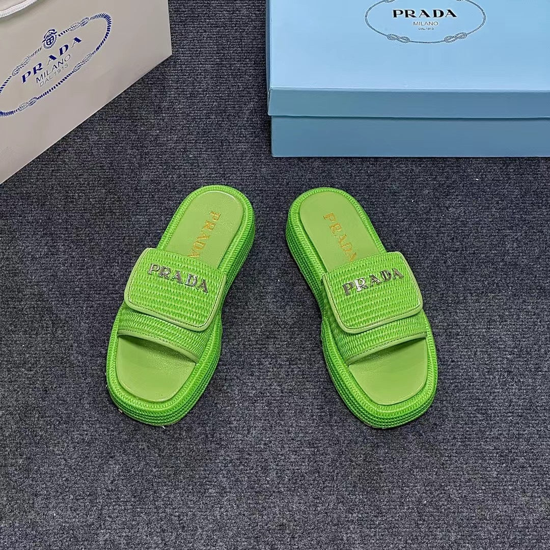 PRA* 24 new straw sandals slippers