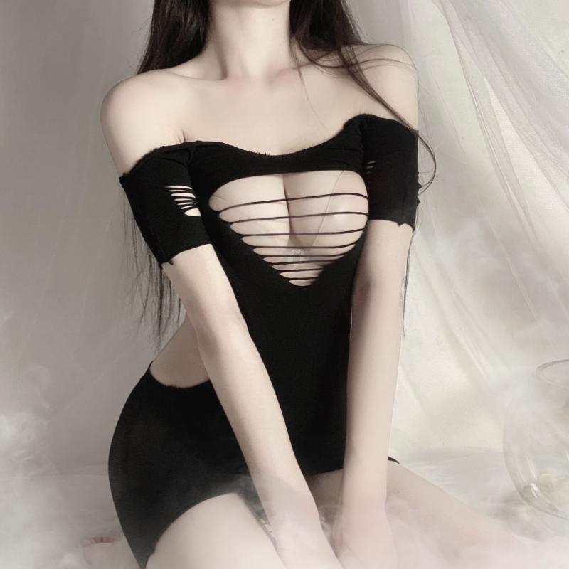 Skeleton Skirt Mesh Dress