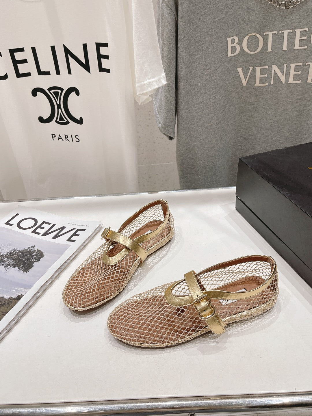 Alaia Alaia 24ss/ catwalk flat ballet shoes